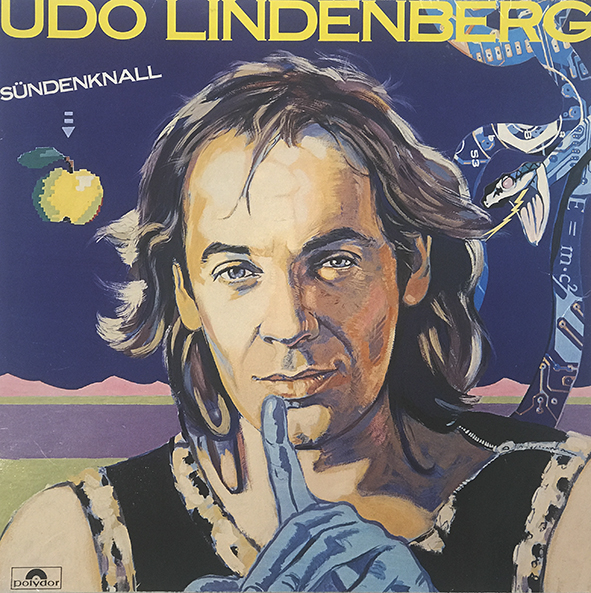 Udo Lindenberg LP Sündenknall, 1985, Cover: Alfred von Meysenbug