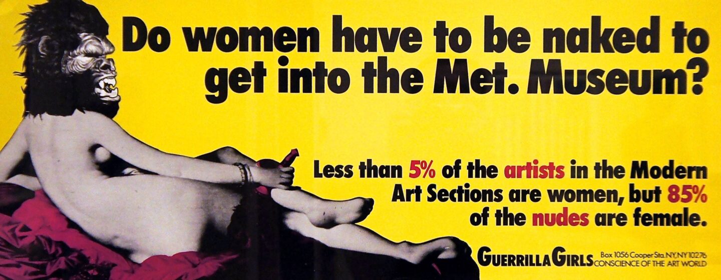 Guerrilla Girls, Do Women have to be naked, Kollektive erobern die Kunstwelt, ruangrupa