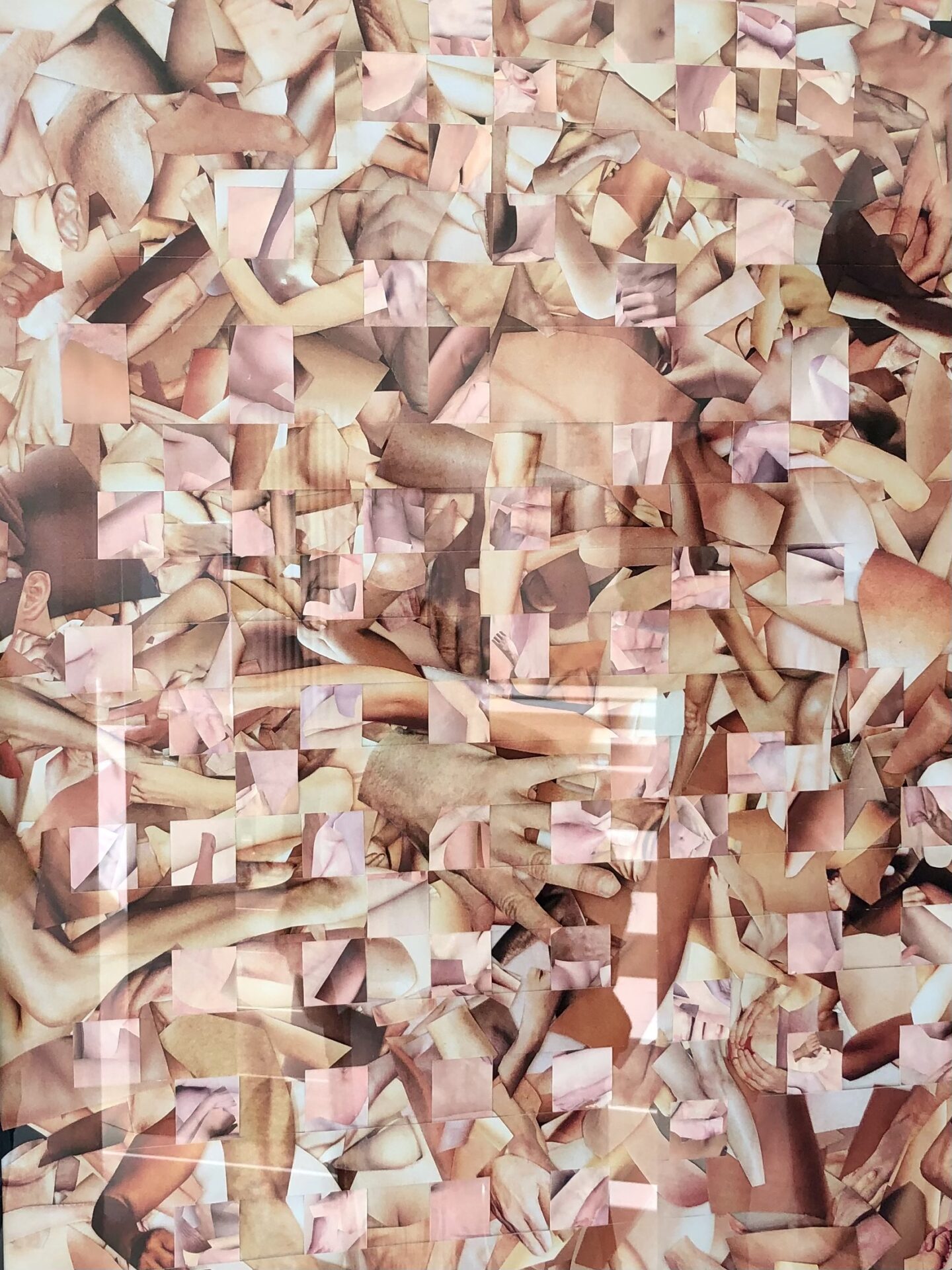 Monica Bonvicini, Legscutout #02, Haus des Papiers, Berlin, Collage, 