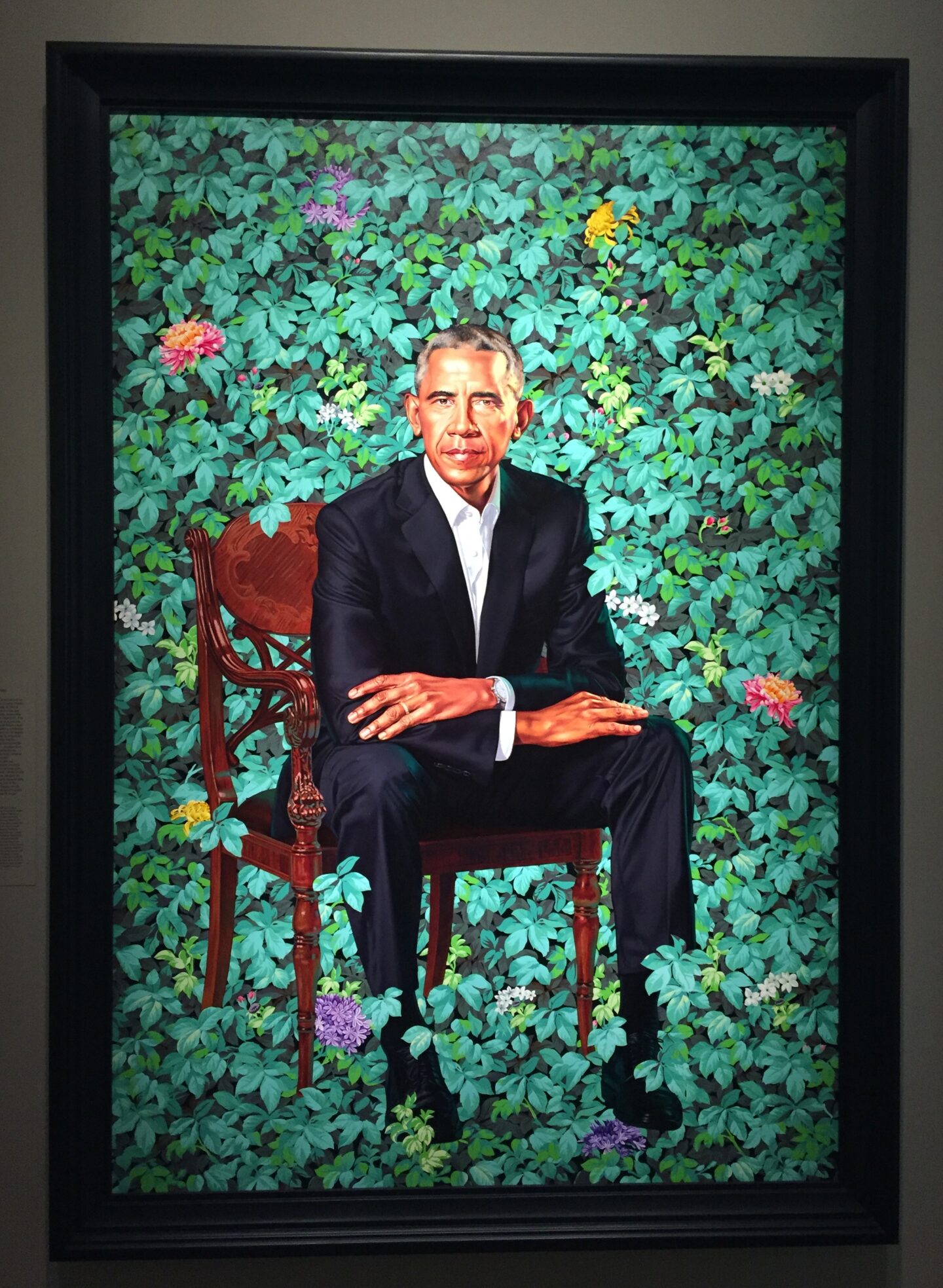 Barack Obama, Kehinde Wiley, Porträt des amerikanischen Präsidenten