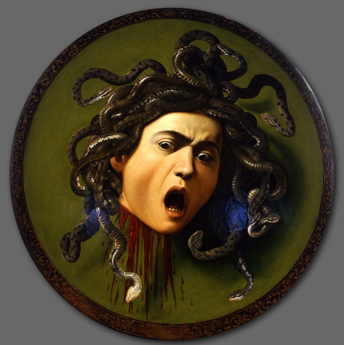 Das Stendhal Syndrom – Risiken und Nebenwirkungen beim Kunstgenuss, Caravaggio, Medusa